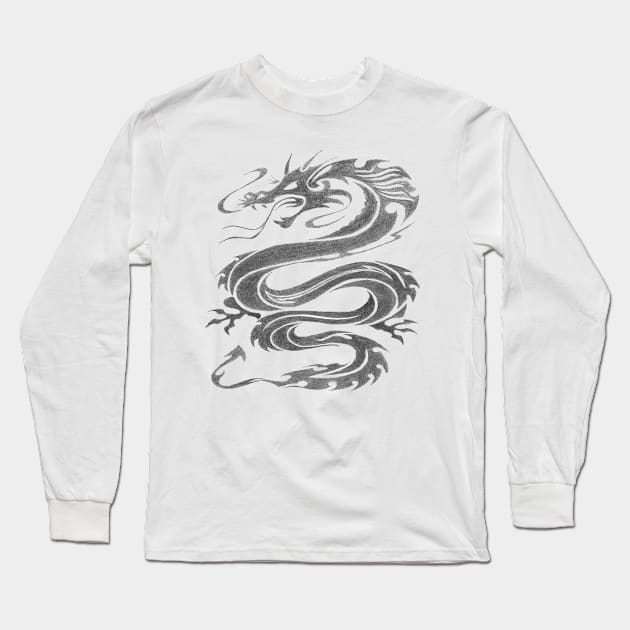 Dragon Long Sleeve T-Shirt by nghoangquang